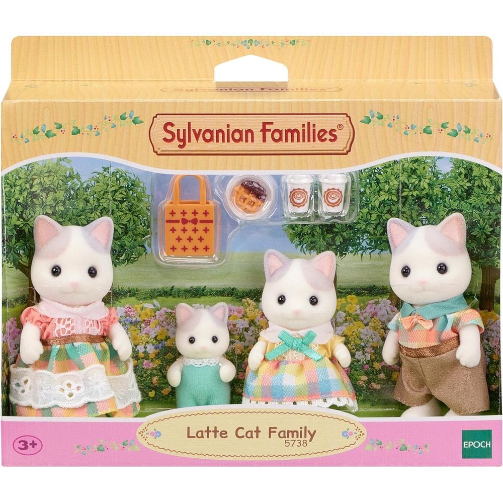 Sylvanian Families - FAMÍLIA DOS GATOS DE LEITE