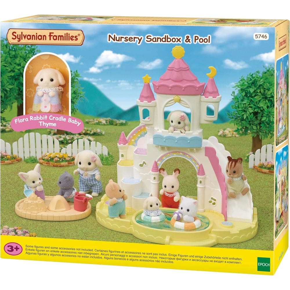Sylvanian Families - PISCINA & CAIXA DE AREIA JARDIM DA INFÂNCIA