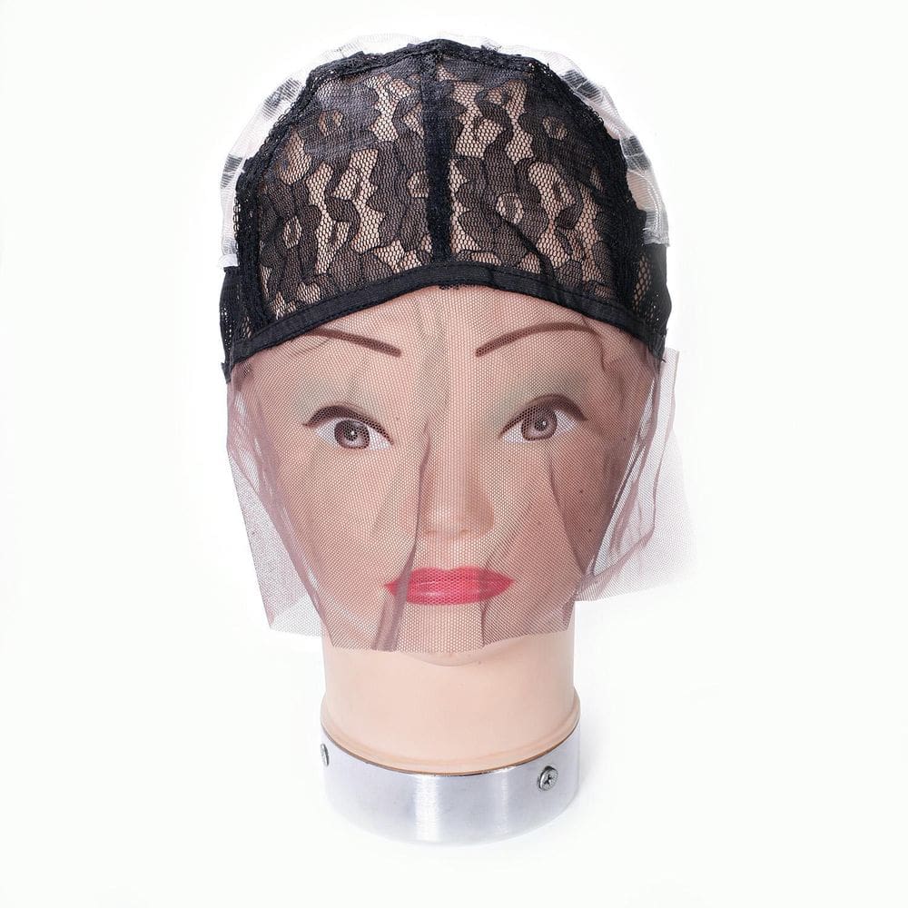 Touca Com Tela Para Confecção De Peruca Front Lace Cor Preto