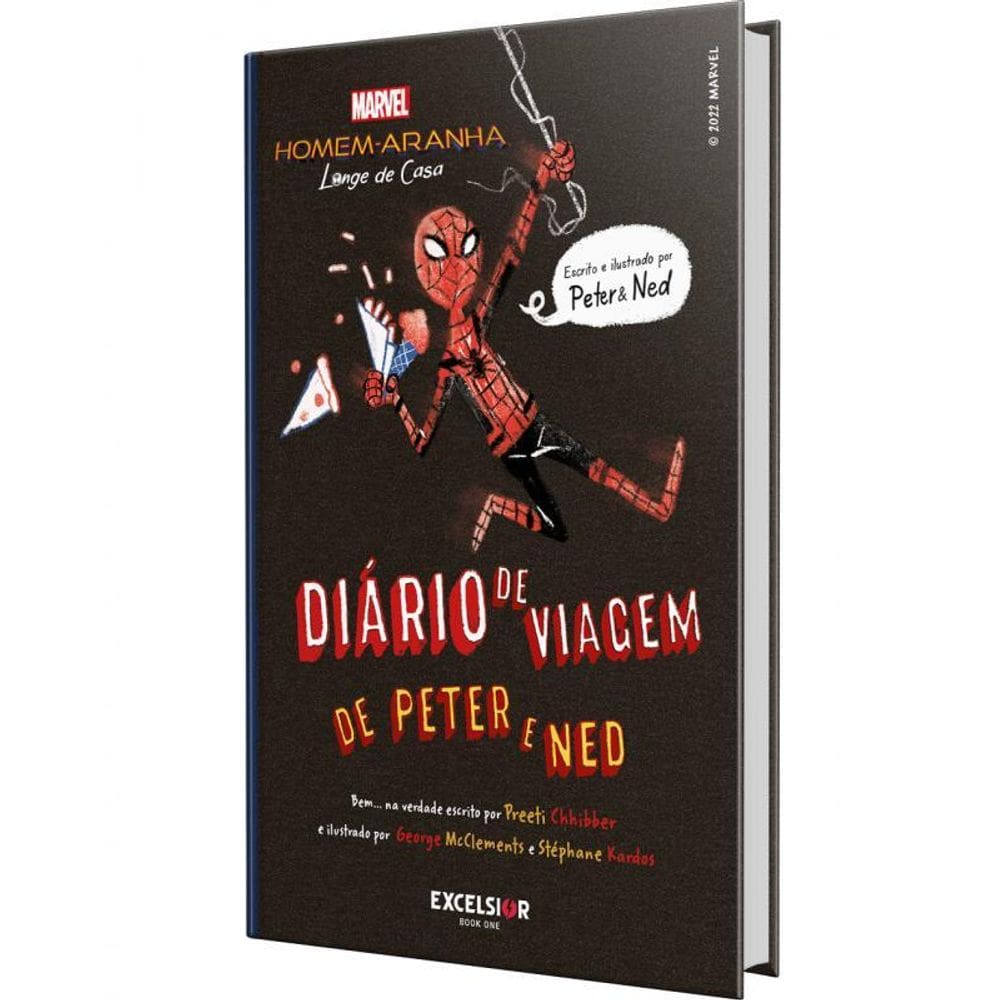Homem Aranha Longe De Casa Diário De Viagem De Peter E Ned