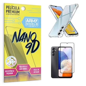 Kit Capinha Samsung M54 5G 6.7 + Película Indestrutível 9D