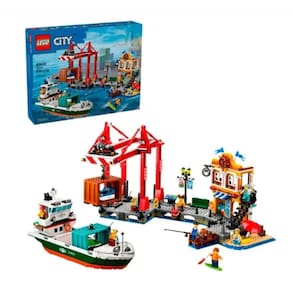 Lego City - Porto A Beira-Mar Com Navio De Carga 60422