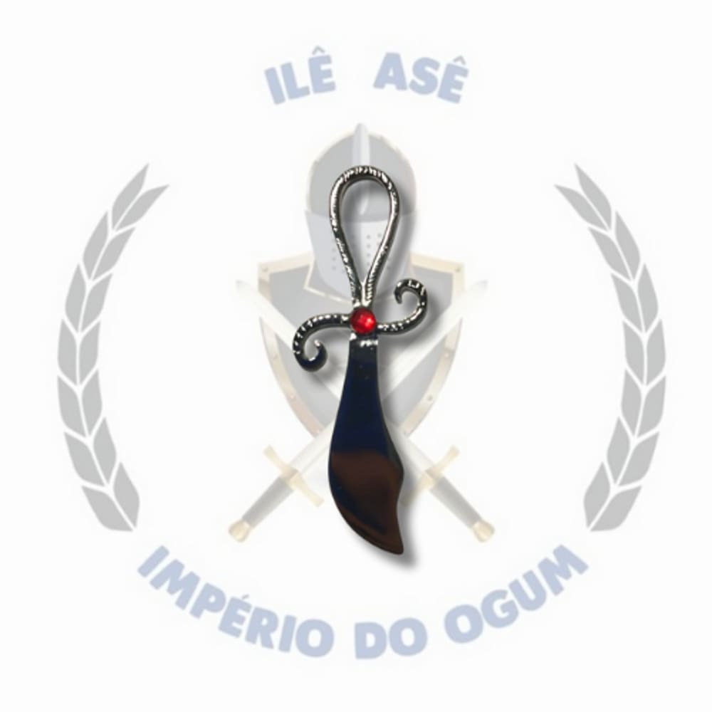 Espada Cigana Prata C/ Pedra Vermelha