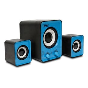 Caixa de Som Portátil Knup KP-7023 12W 2.1 Azul