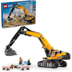 LEGO City - Escavadeira de construção amarela 60420