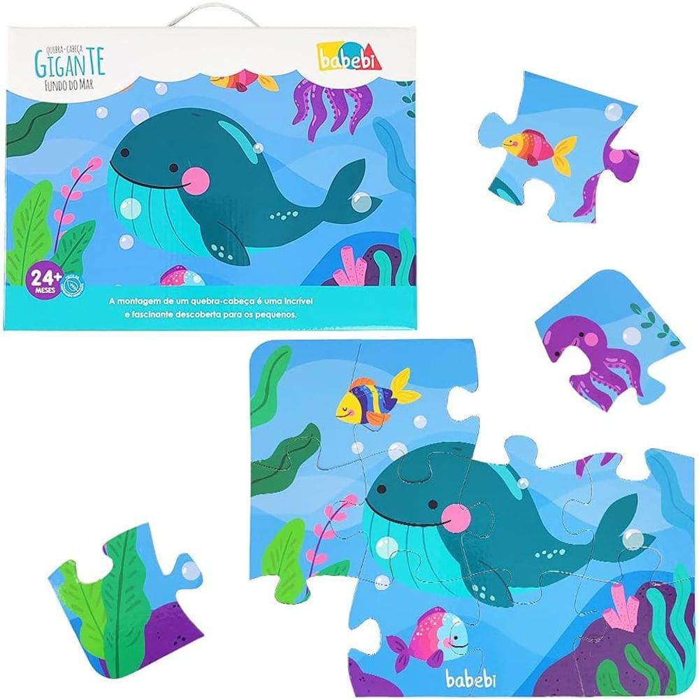 Quebra Cabeça Gigante Fundo Do Mar