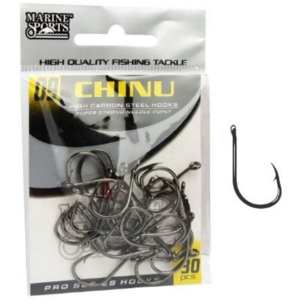 Anzol Chinu Nº 9 Black Nickel - Marine Sports - 30 Peças