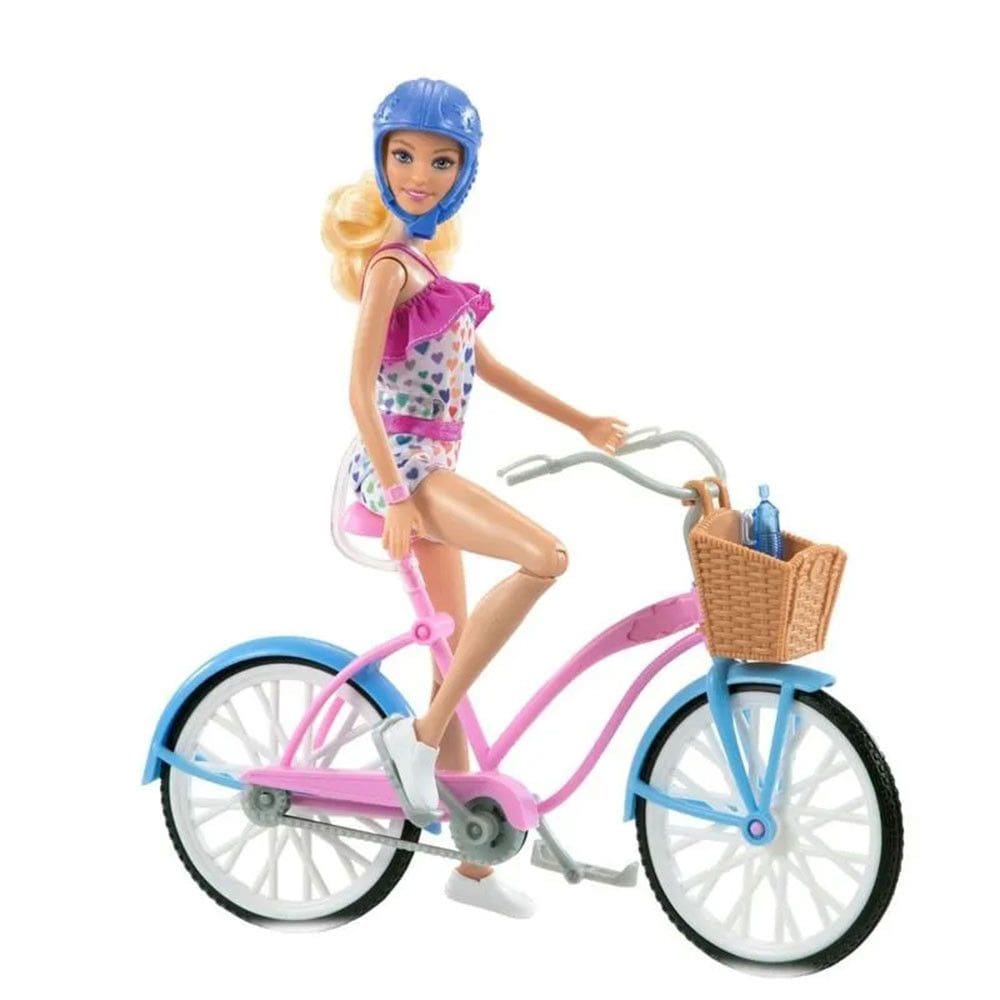 Barbie Mattel Boneca com a Bicicleta 104394