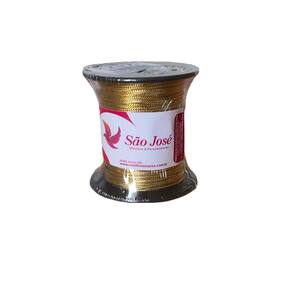 Cordão São José Redondo Ouro Cor 23 0,9Mm Rolo 50Mts