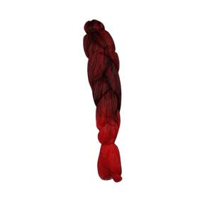 Cabelo Sintético Jumbão 399Gr Para Tranças Box Vermelho