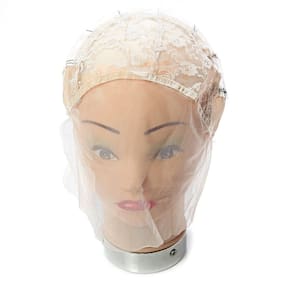 Touca Com Tela Para Confecção De Peruca Front Lace Cor Loiro