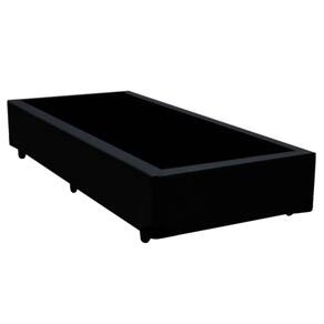 Cama Box Solteiro Sintético SerenePrime Preto 88x188x40