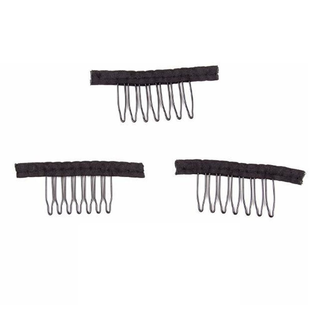 Kit 12U Pente Para Touca De Confecção De Peruca Front Lace
