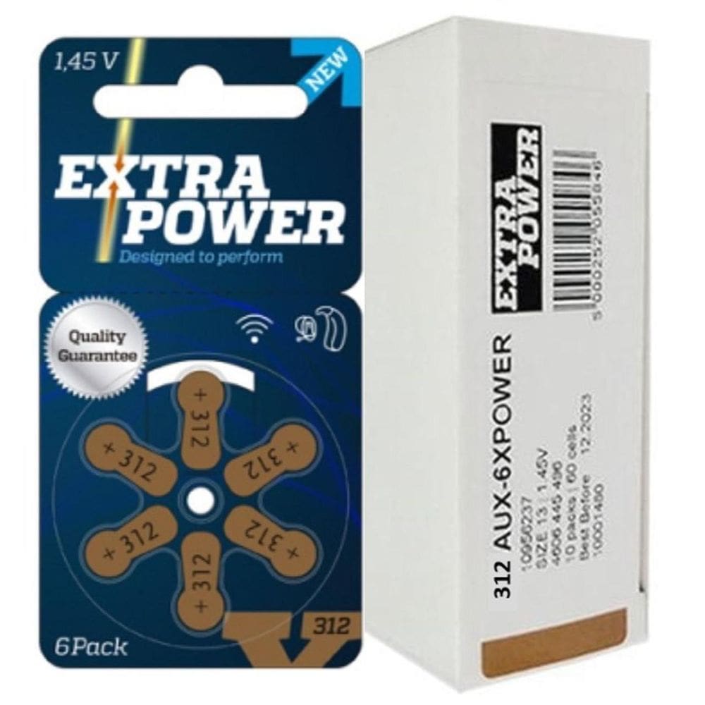 Pilhas aparelho para audição A312 Pr41 - Extra Power