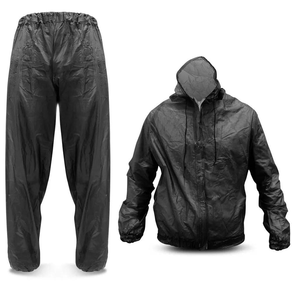 Capa de Chuva Piraval Combate PVC 0,13mm Masculina Preto