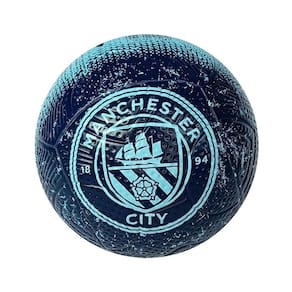 Bola de Futebol de Campo Nº 5 Manchester City Azul e Preta