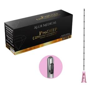 M1crocânula Semiflexível Prodeep 18G-100Mm Pack 25 Unidades
