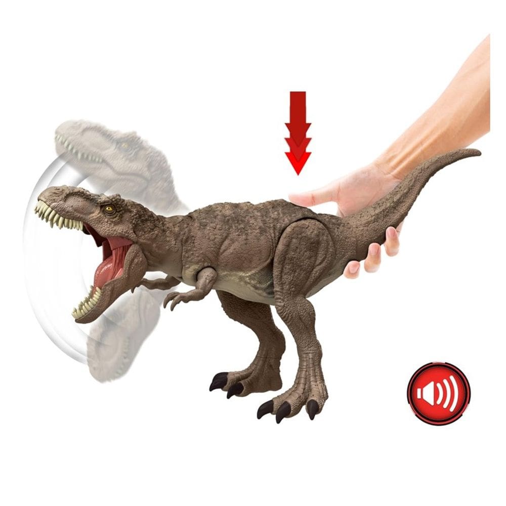 Jurassic World Ataque Total Dinossauro T-Rex | Casas Bahia