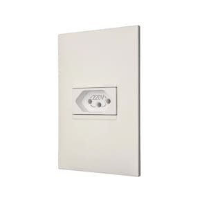 Tomada Pialplus+ Horizontal 20A 250V com Placa 4x2 Pol. Bc