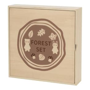 Coleção Caixa Divertida Floresta 40 Peças Madeira Tooky Toy