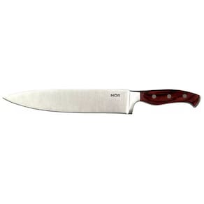 Faca Em Aço Inox E Cabo Madeira Robusto 8 Steel Mor