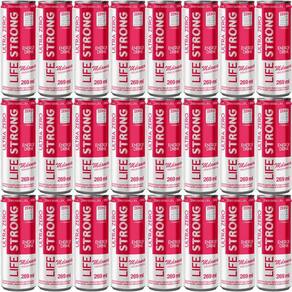 Energético Life Strong Energy Drink 24 Unidades Melancia