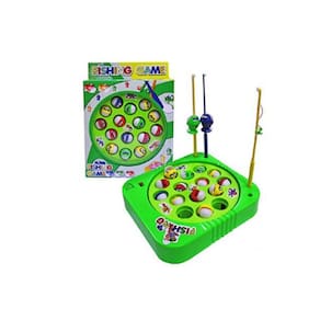 Brinquedo Jogo De Pescar Pega Peixe Fungame Verde 5 Anos