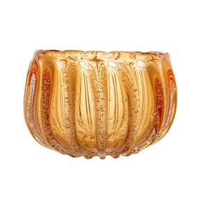 Centro de Mesa de Vidro Italy Âmbar 22x14cm 29051 - Wolff