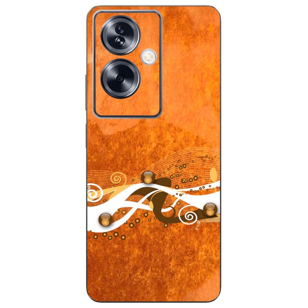 Capa Adesivo Skin371 Verso Para OPPO A79 5G