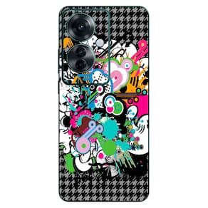 Capa Adesivo Skin022 Verso Para OPPO Reno11 F