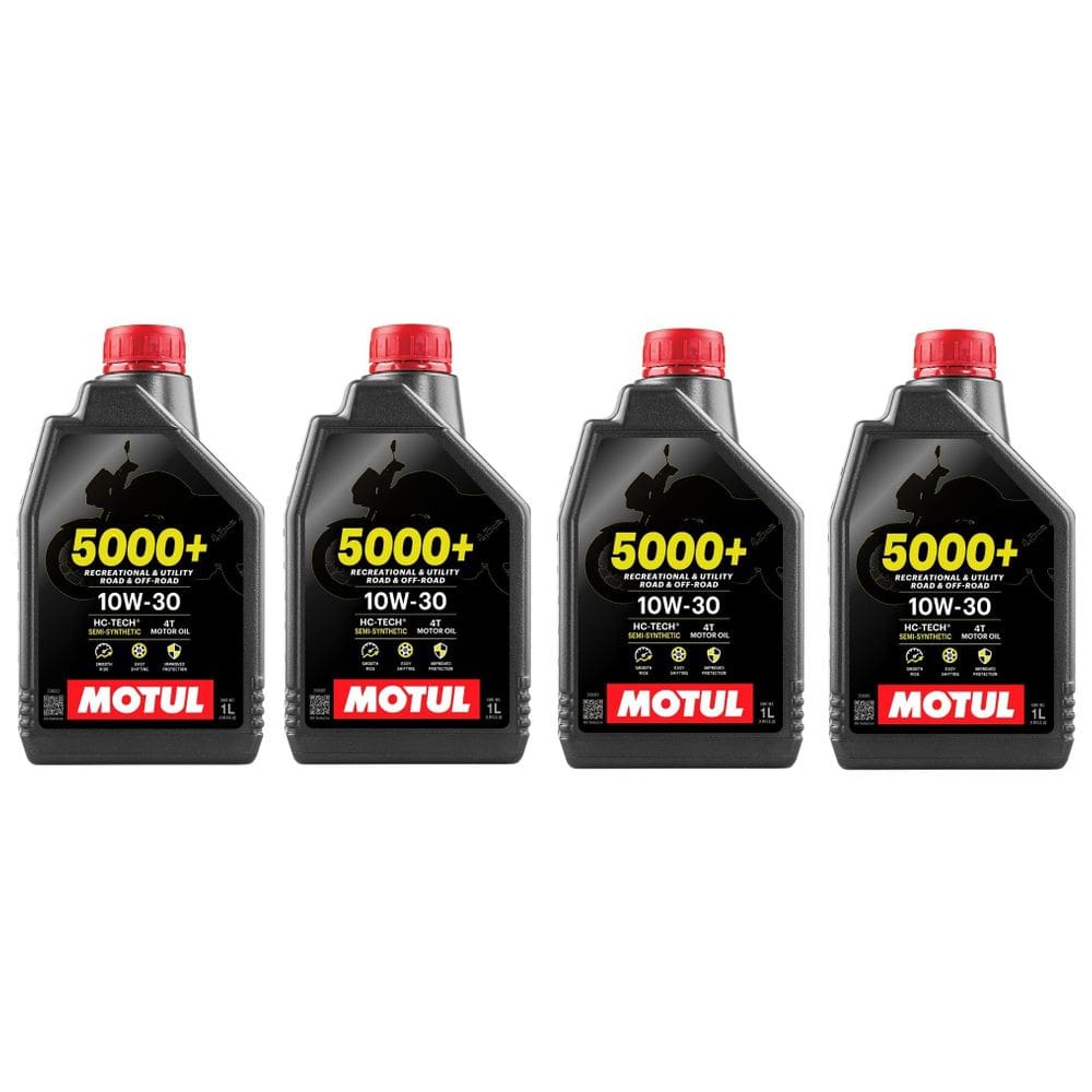 Oleo Lubrificante Motul 5000 10w30 Motor Semi Sintético kit 4 Unidades