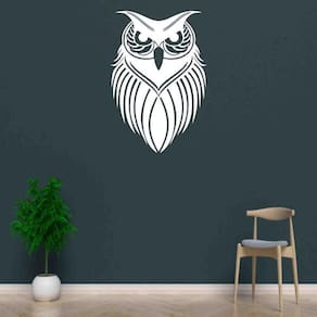 Quadro Decorativo Adorno Coruja Ii 3Mm Vazado - Mdf