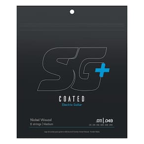 Encordoamento Para Guitarra Sg + Strings Coated .011 Nickel