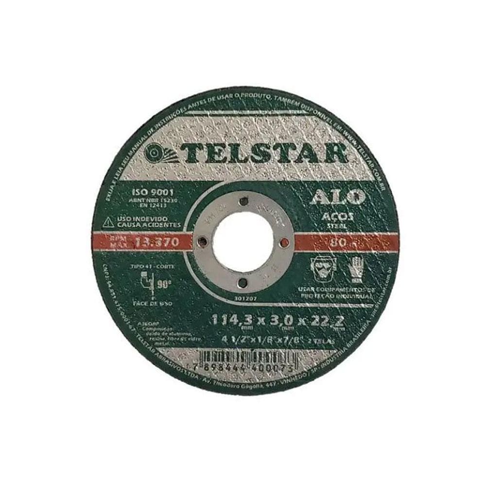 Disco De Corte Para Ferro 2 Telas 4.1/2 Pol. 7Eg Excellent