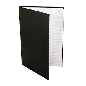 Caderno Atas Tamoio Horizontal Sem Margem 100 Folhas Preto