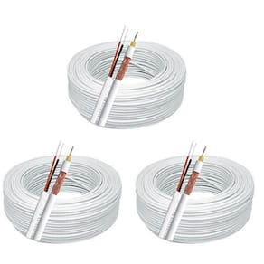 Cabo Coaxial Bipolar 300m Cable Craft Segurança