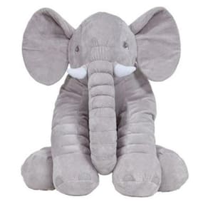 Almofada Elefante Gigante - Cinza