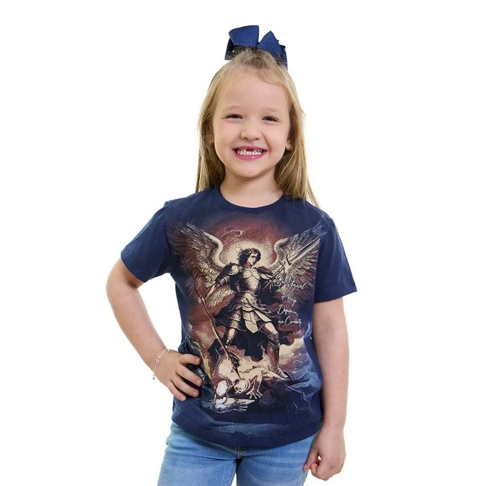 Camiseta Infantil Unissex São Miguel Arcanjo DV13027
