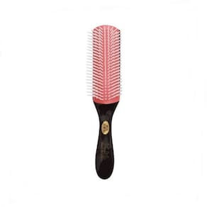 Escova Pompadour Cerdas de Silicone 20,5cm - Preto