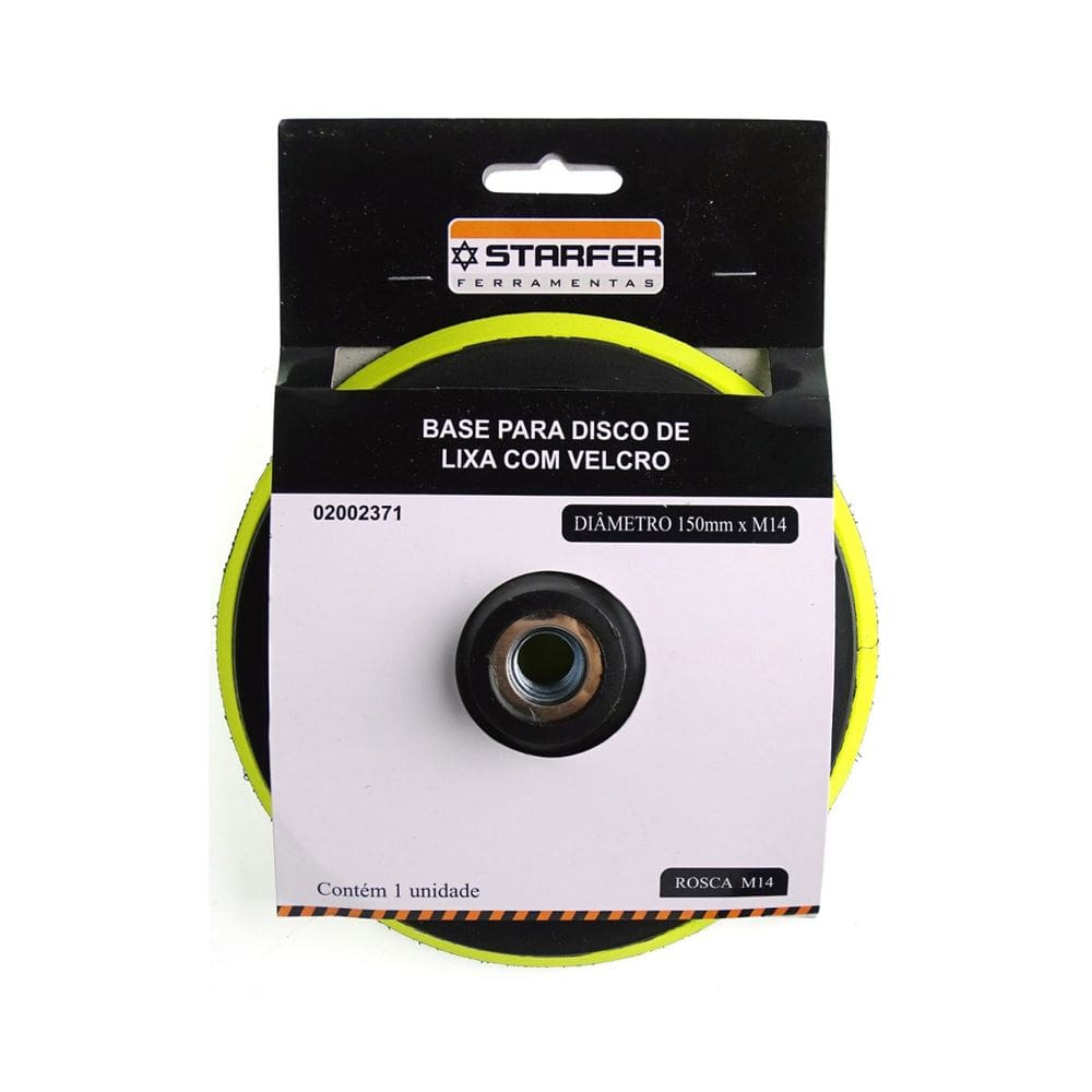 Base Disco De Lixa tiras aderentes 150xm14 Starfer