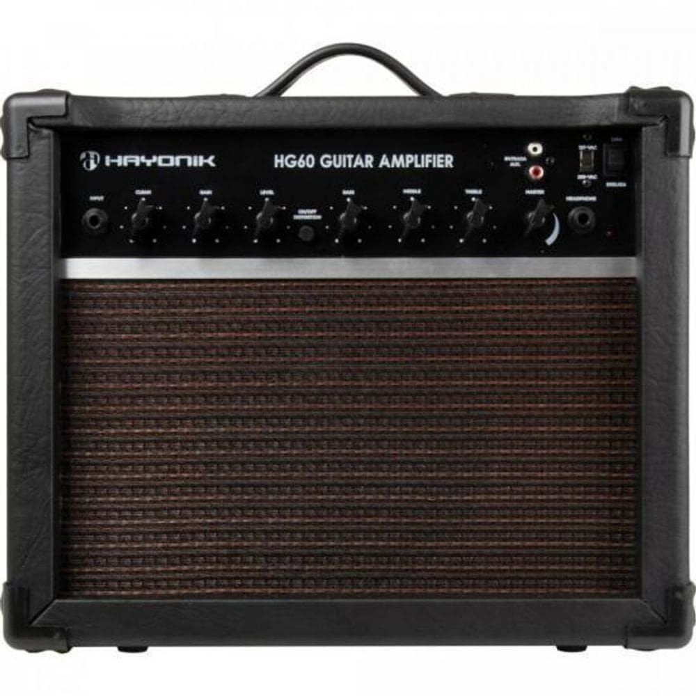 Cubo Para Guitarra 60W Hg60 Preto Hayonik
