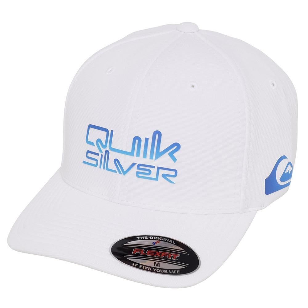 Boné Quiksilver Aba Curva Gradient Broken Type SM25 White