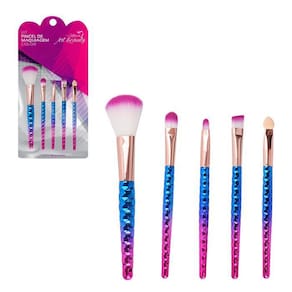Kit De Pincés Art Beauty Para Maquiagem Colorido