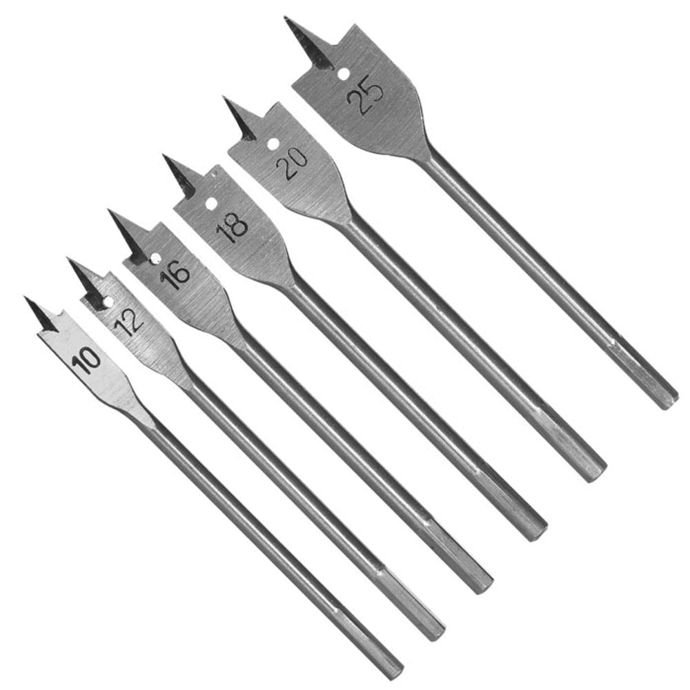 Broca Chata Em Aço Carbono Para Madeira