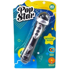 Microfone Infantil Com Luz E Diversas Músicas
