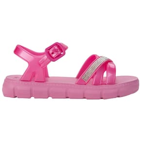 Sandália Flatform Barbie Iconic Infantil Grendene 23167 Rosa