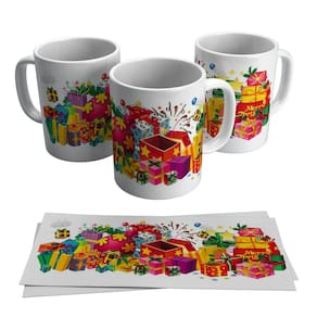 Caneca Personalizada De Natal Feliz Ano Novo 325ml