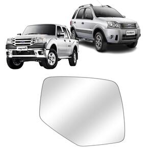 Lente Retrovisor Com Base Ecosport / Ranger 08-09 Ld Direito