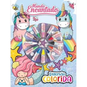 Livro Infantil Colorir Unicórnios E Sereias Cores
