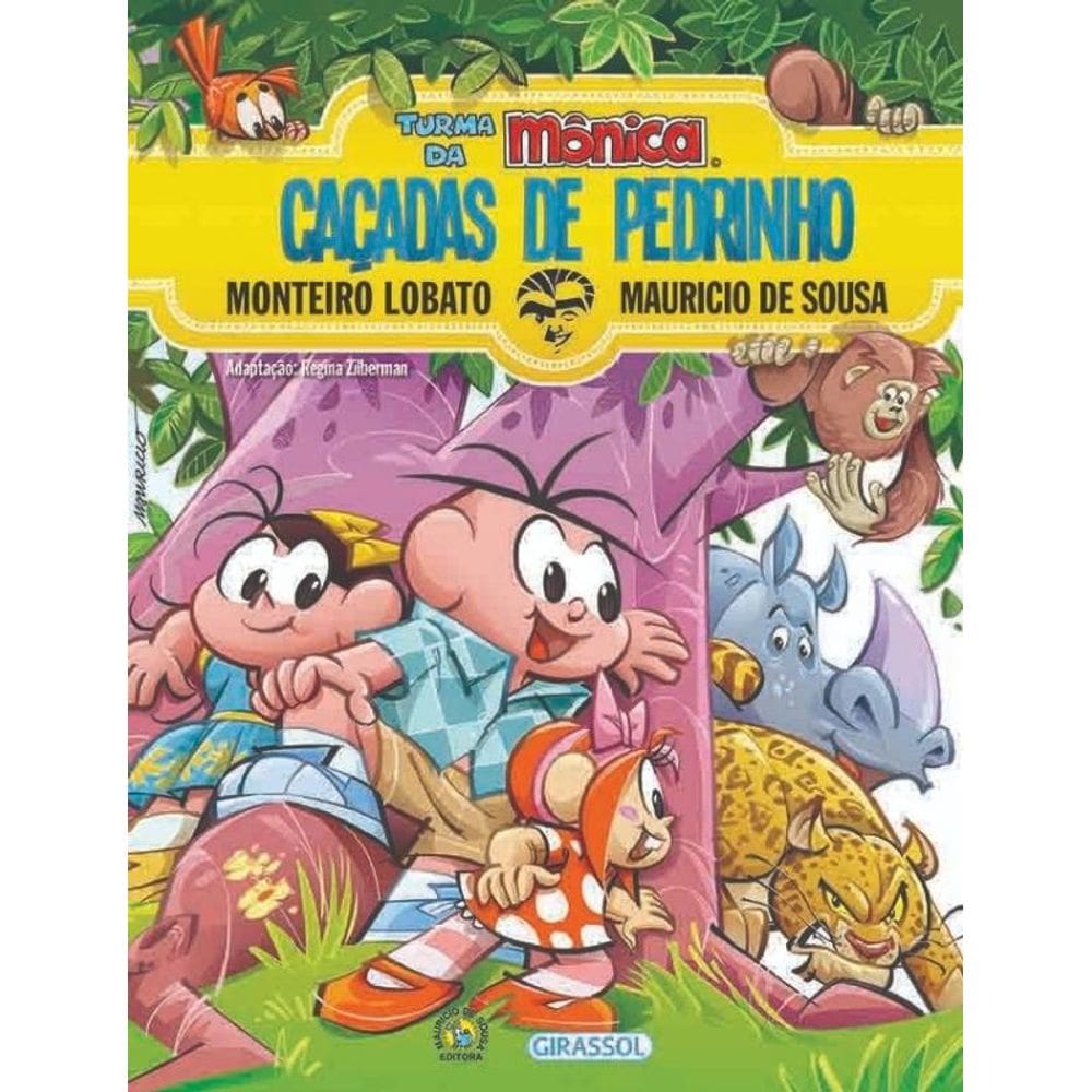 Livro Turma Da Monica E Monteiro Lobato